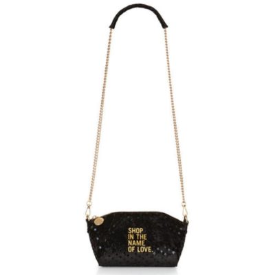 Τσάντα Ώμου Γυναικεία Vera Bag LOVE Black LePandorine-Borsa Nuova
