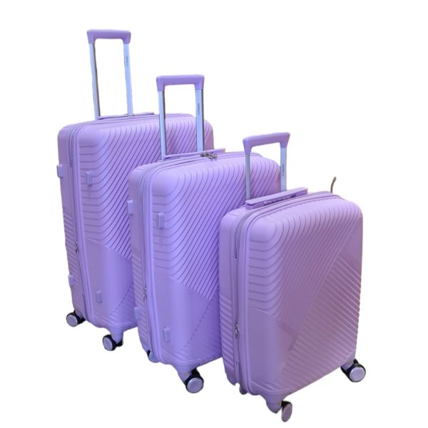 Impreza 6001 Lilac-Borsa Nuova Wheelchair Travel Suitcase Set