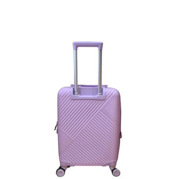 Impreza 6001 Lilac-Borsa Nuova Trolley Cabin Suitcase With Detachable Wheels