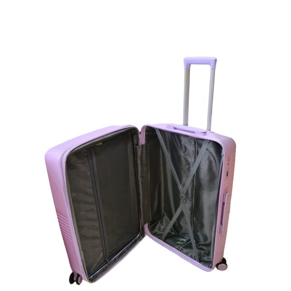 Βαλίτσα Καμπίνας Τροχήλατη Με Αποσπώμενες Ρόδες Impreza 6001 Lilac-Borsa Nuova