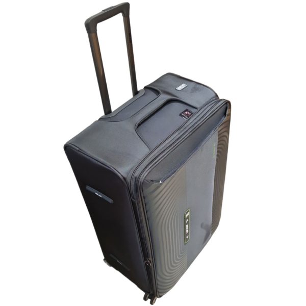MCAN 360° Wheeled Travel Suitcase Set 3pcs Grey/Lime-Borsa Nuova