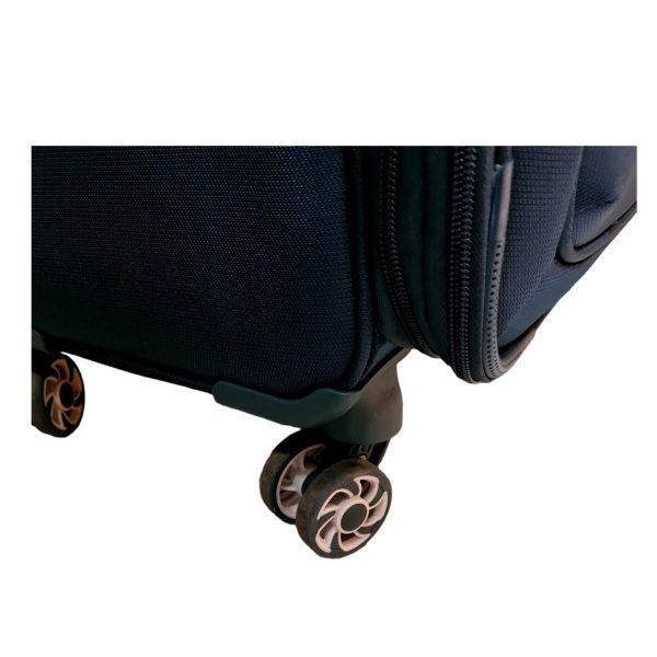 Cabin Suitcase Wheeled MCAN 360° Petrol-Borsa Nuova