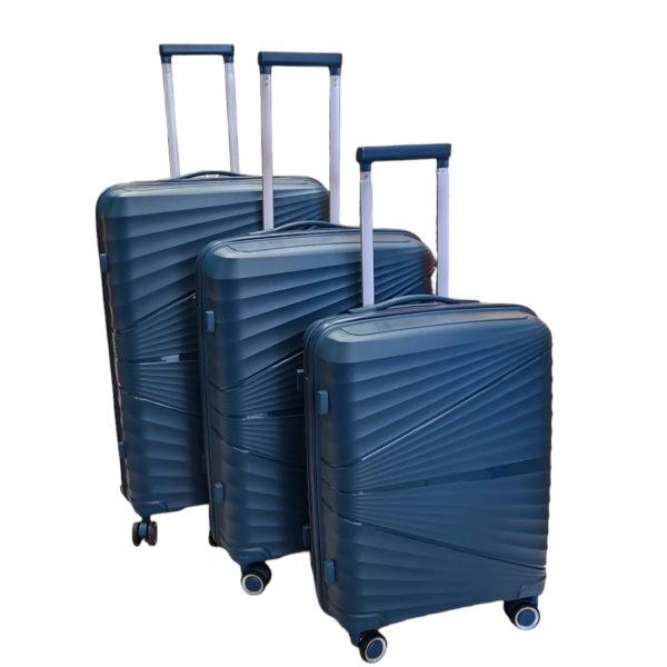 Borsa Nuova SS28QX Petrol-Borsa Nuova Trolley Travel Suitcase Set