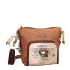 Women's Shoulder Bag Large Menire with Front Pocket Anekke 36603-248-Borsa Nuova