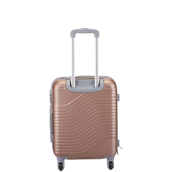 Small 360° Wheeled Cabin Suitcase RCM 8051/20 Rose Gold-Borsa Nuova