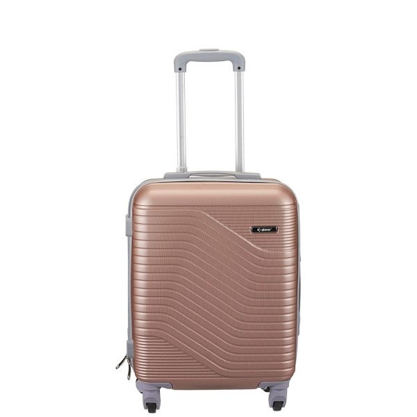 Small 360° Wheeled Cabin Suitcase RCM 8051/20 Rose Gold-Borsa Nuova