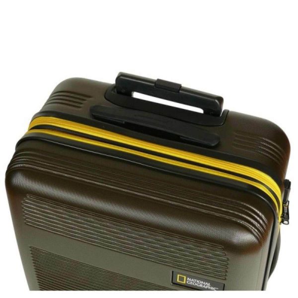 National Geographic Aerodrome Cabin Suitcase N137HA.49.11 Khaki-Borsa Nuova