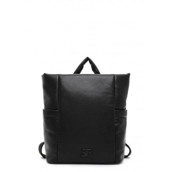 Women's Backpack Medium Wide Suri Frey 14023,100 Black-Borsa Nuova