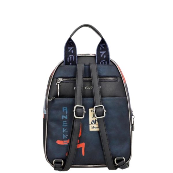 Anekke Contemporary Women's Backpack Medium 37805-197 Black-Borsa Nuova