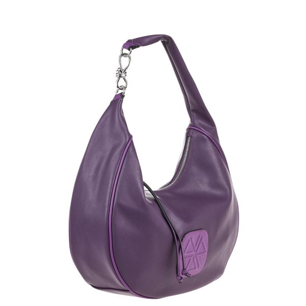 Τσάντα Γυναικεία Ώμου Verde 16-7028 Purple-Borsa Nuova