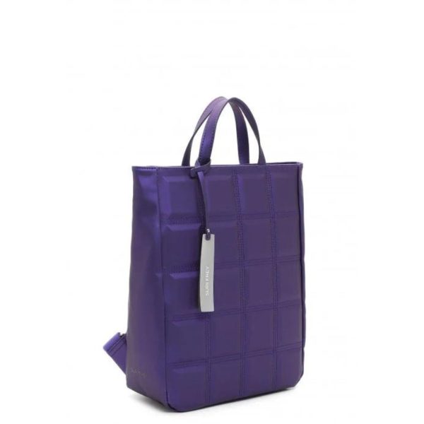 Backpack Women Large Bobby Suri Frey 13560,633 Purple Metallic-Borsa Nuova