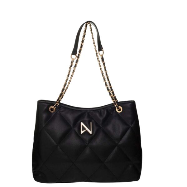 Women's Shoulder Bag Nolah Gwen Black-Borsa Nuova