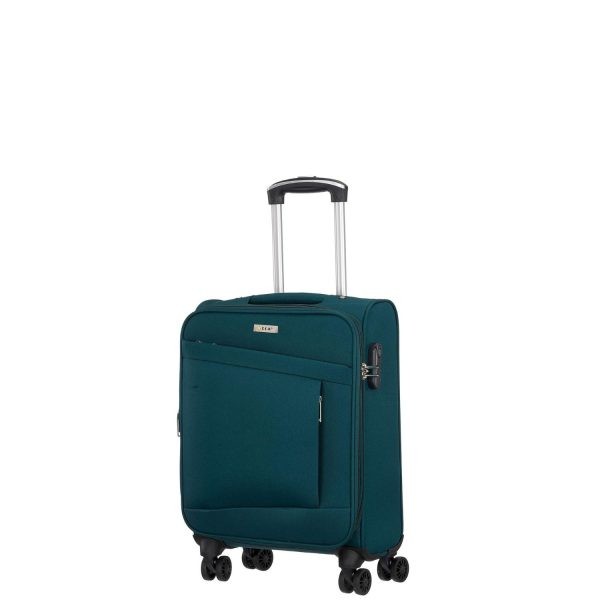 360° Wheeled Cabin Suitcase RCM 1320-20 Petrol-Borsa Nuova