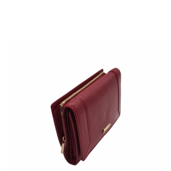 Lavor Women's Leather Wallet 1-6041 Red-Borsa Nuova