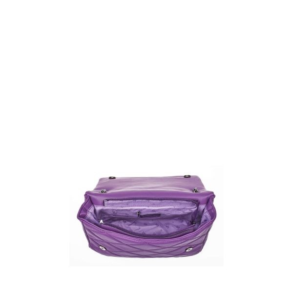 Τσάντα Γυναικεία Ώμου Verde 16-7046 Purple-Borsa Nuova