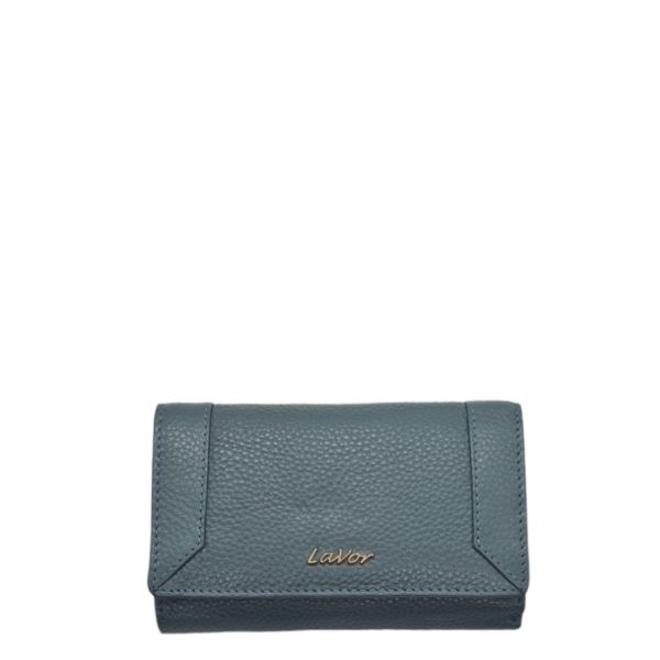 Lavor Women's Leather Wallet 1-6041 Stone-Borsa Nuova