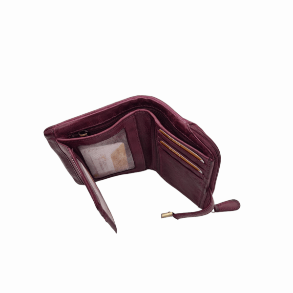 Wallet Women's Leather KION WS-3401 DK-Purple-Borsa Nuova