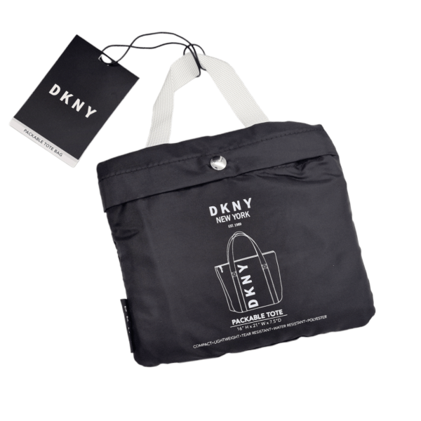 Τσάντα Γυναικεία Ώμου Αναδιπλούμενη DKNY DO640L G3 Black/White-Borsa Nuova