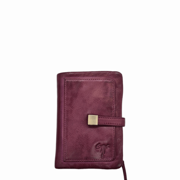 Wallet Women's Leather KION WS-3401 DK-Purple-Borsa Nuova