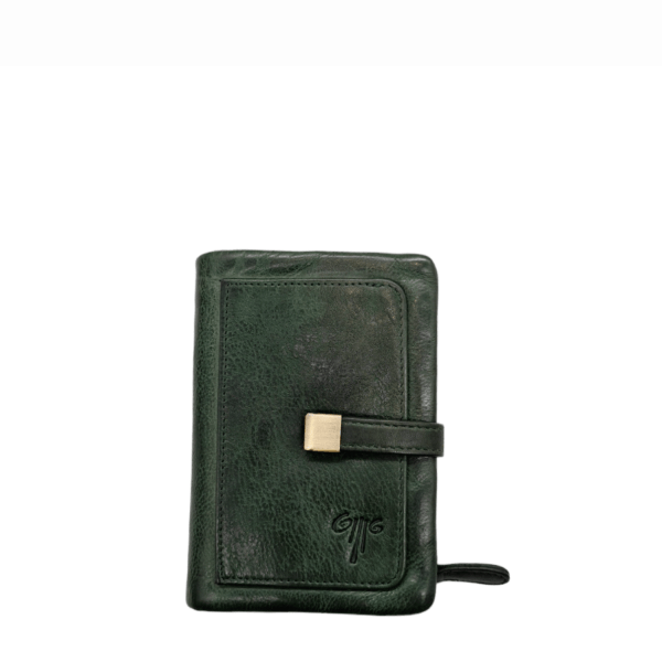 Wallet Women's Leather KION WS-3401 DK-Green-Borsa Nuova