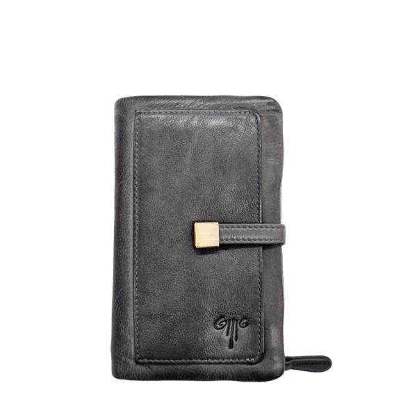 KION Women's Leather Wallet WS-3399 Grey-Borsa Nuova