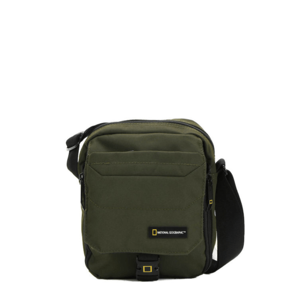 National Geographic Men's Shoulder Bag N00703.11 Khaki-Borsa Nuova