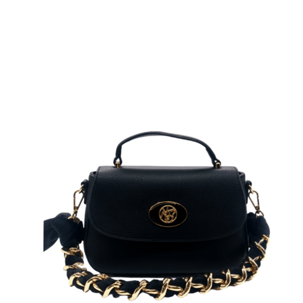 Women's Handbag Y'not EMI-004F4 BLACK-Borsa Nuova