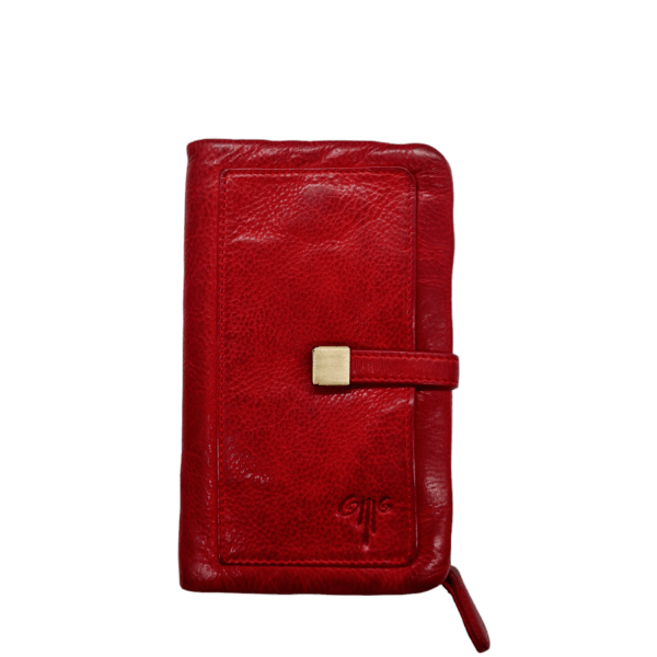 KION Women's Leather Wallet WS-3399 Red-Borsa Nuova