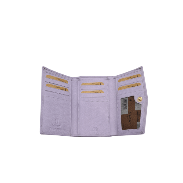 Δερμάτινο Γυναικείο Πορτοφόλι Lavor 1-6019  L.purple-Borsa Nuova