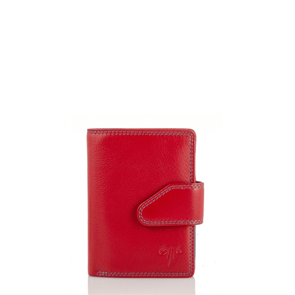 Women's Leather Wallet KION 8095 Red-Borsa Nuova