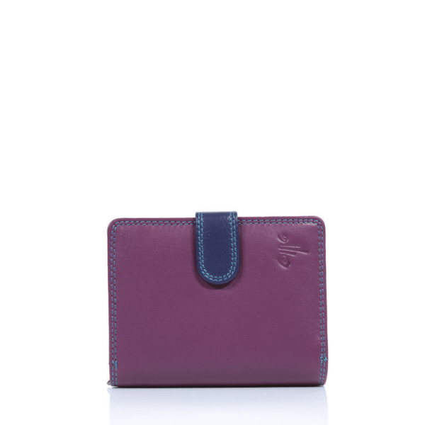 Women's Leather Wallet KION 19263M Purple/Lilac-Borsa Nuova