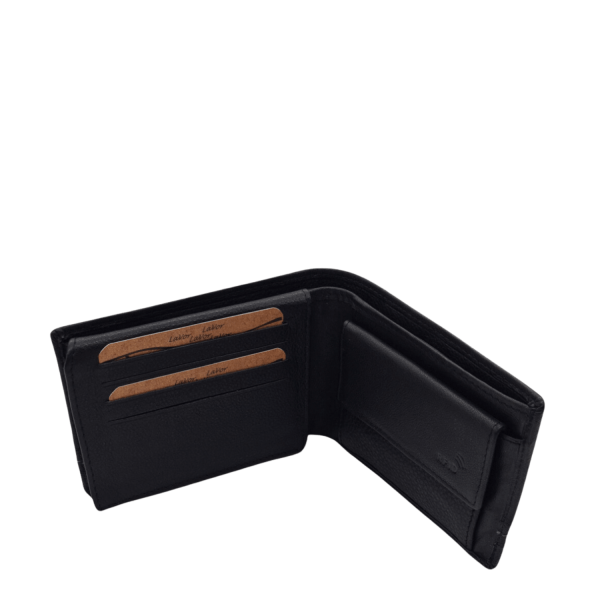 Lavor Men's Leather Wallet 1-3788 Black-Borsa Nuova