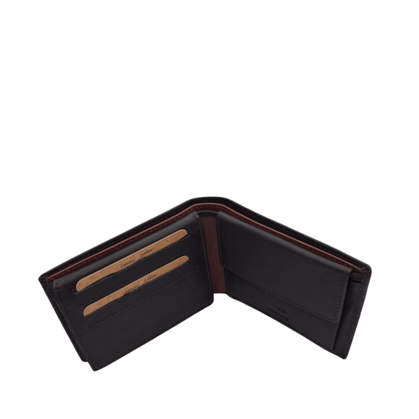 Lavor Men's Leather Wallet 1-5923 Brown/Tan-Borsa Nuova
