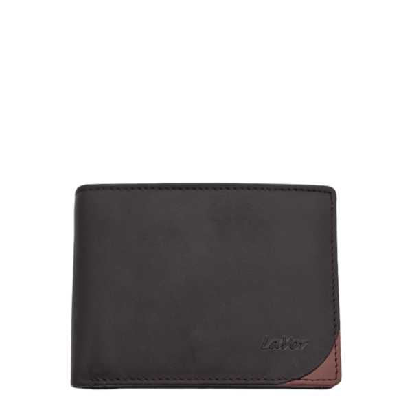 Lavor Men's Leather Wallet 1-6059 Brown/Tan-Borsa Nuova