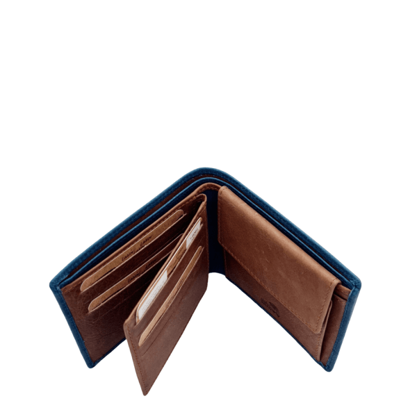 Lavor Men's Leather Wallet 1-6064 Navy-Borsa Nuova
