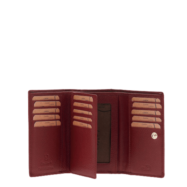 Lavor Women's Leather Wallet 1-6041 Bordeaux-Borsa Nuova