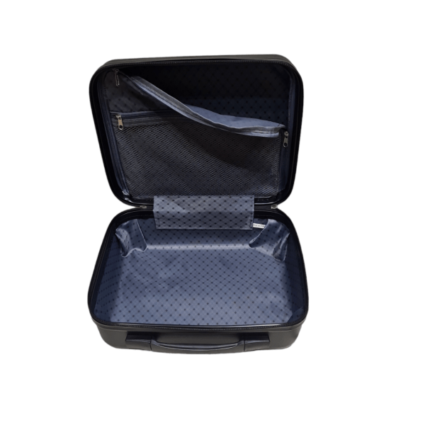 Borsa Nuova 6-Piece 360° Wheeled Travel Suitcase Set 4555-1 Black-Borsa Nuova