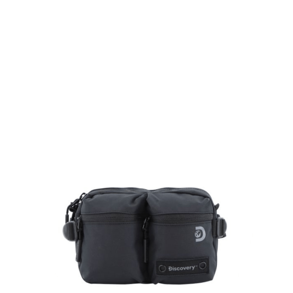 Men's waist bag Discovery Black D00111.06-Borsa Nuova