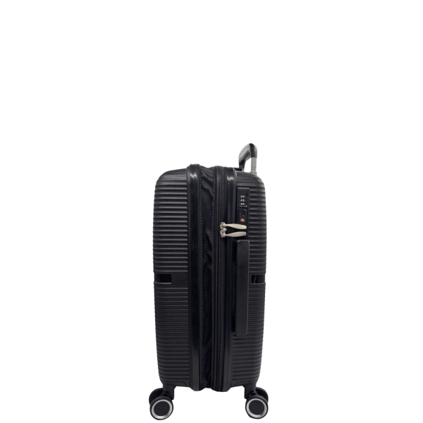 360° Wheeled Cabin Suitcase RCM 815/20" Black -Borsa Nuova