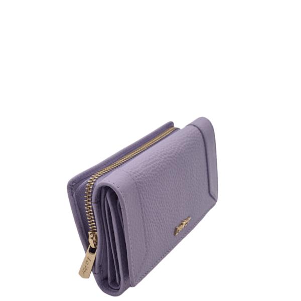 Lavor Women's Leather Wallet 1-6041 Light Purple-Borsa Nuova