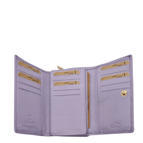 Πορτοφόλι Γυναικείο Δερμάτινο Lavor 1-6041 Light Purple-Borsa Nuova