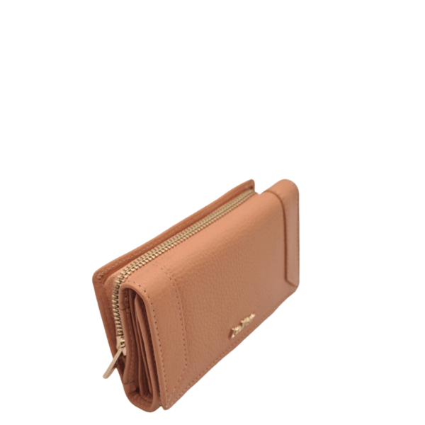 Lavor Women's Leather Wallet 1-6041 Coral-Borsa Nuova