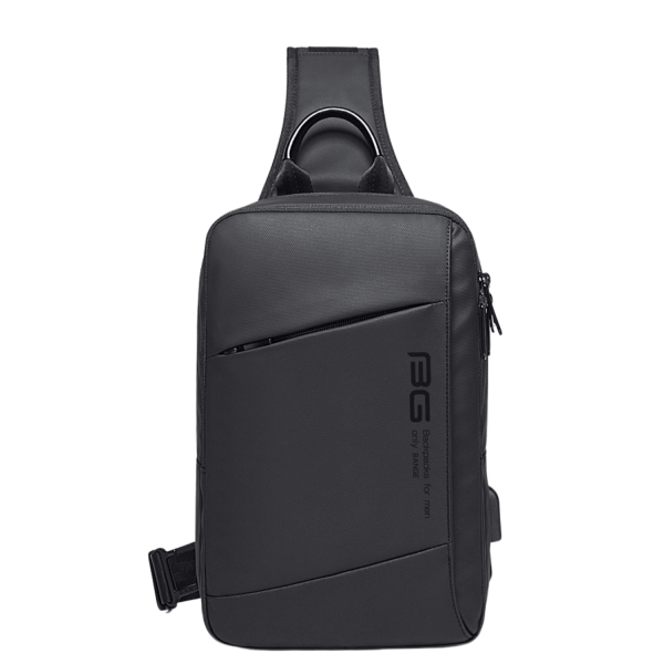 Bange Men's Shoulder Bag 22002 Black-Borsa Nuova