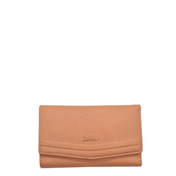 Lavor Women's Leather Wallet 1-6019 Coral-Borsa Nuova