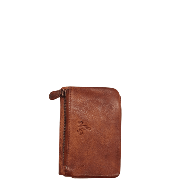 Women's Leather Wallet KION FD-80 Cognac-Borsa Nuova