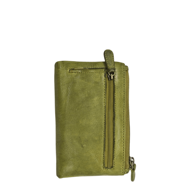 Women's Leather Wallet KION WS-57145 Lime-Borsa Nuova
