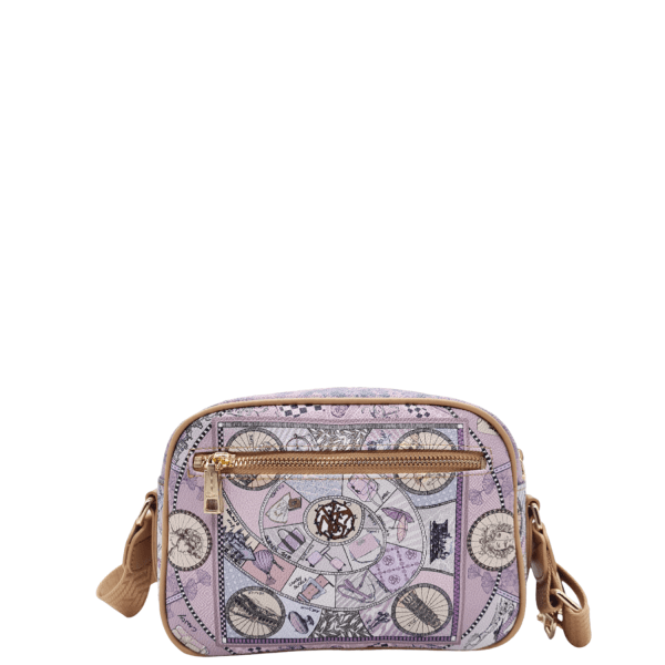Women's Crossbody Bag Y'not FPY-620S4 Purple-Borsa Nuova