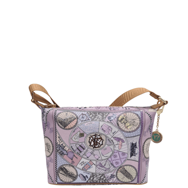 Women's Crossbody Bag Y'not FPY-592S4 Purple-Borsa Nuova