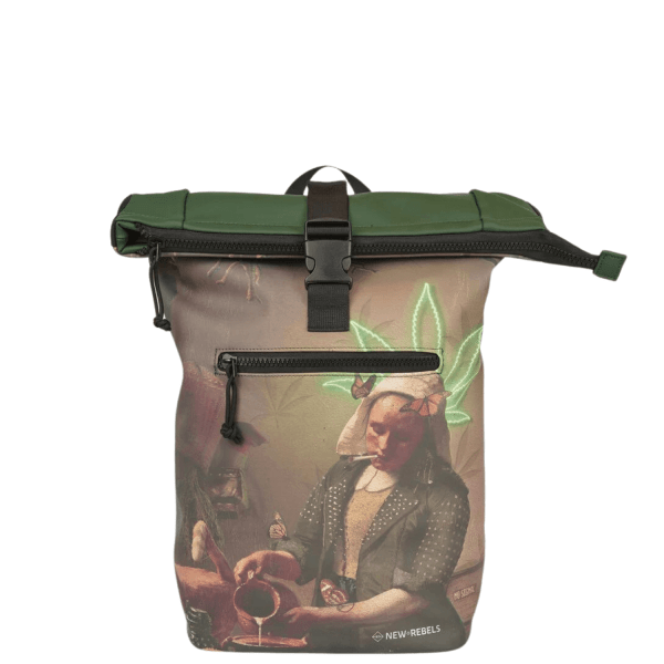 Backpack Professional and Travel Unisex MART ART New Rebels 51.140163 Dark Green-Borsa Nuova