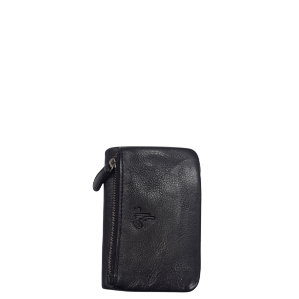 Women's Leather Wallet KION FD-80 Black-Borsa Nuova
